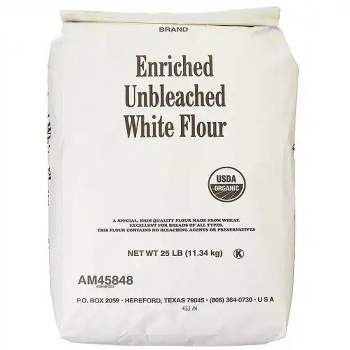 Arrowhead Mills Organic Enriched Unbleached White Flour - 25 lb