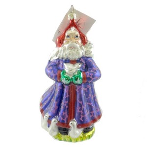 Christopher Radko 6.25 In Season Of Peace Ornament Dove Christmas Bird Tree Ornaments - 1 of 3