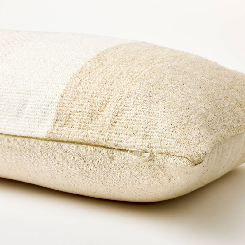 Oversized Woven Lumbar Throw Pillow Cream/Neutral - Threshold&#8482; designed with Studio McGee, 5 of 6