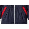 LONDON FOG Infant/Toddler Boys' Stripe Sleeve Rain Jacket, Navy/Red, 24 Months - 2 of 3