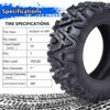 Set of 2 ATV UTV Tires 6PR All Terrain TL ATV UTV Trail Sand Mud Off-Road Tires, Tubeless - 4 of 4