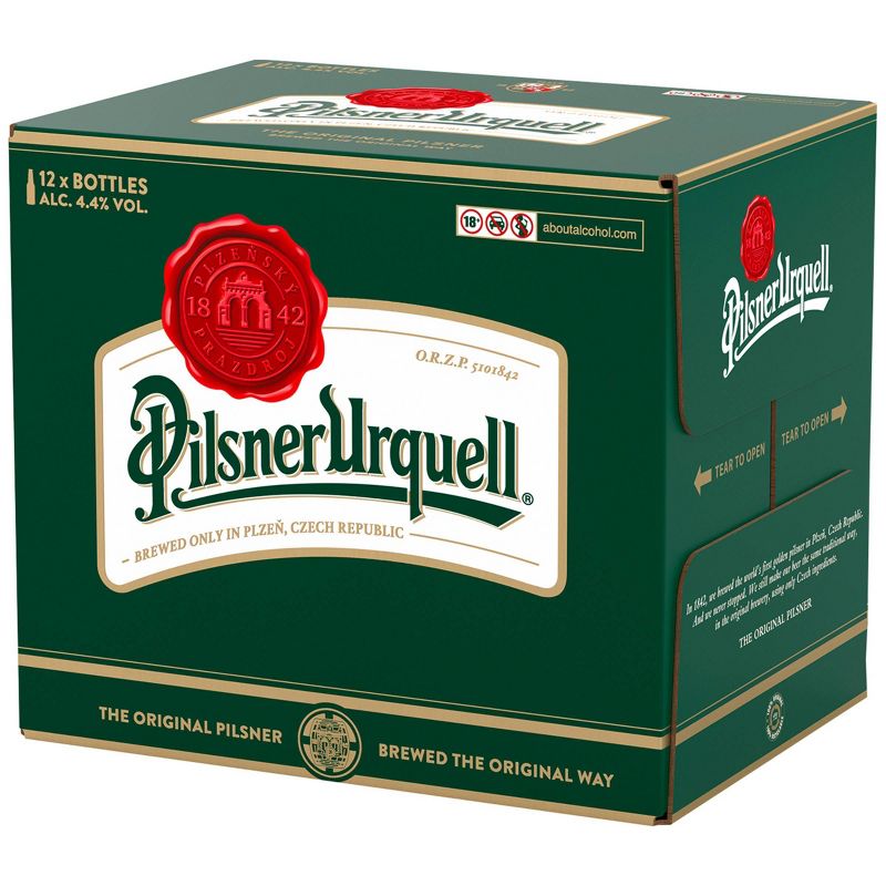 Pilsner Urquell Beer - 12pk/11.2 fl oz Bottles, 3 of 5