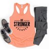 Simply Sage Market Women's Be Stronger Racerback Tank - 2 of 4