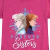 Girls' - Frozen 2 - Elsa and Anna Forever Sisters Fitted Short Sleeve Graphic T-Shirt - 2 of 4
