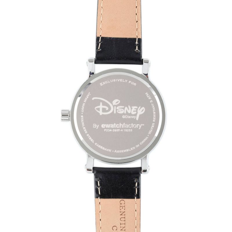 Women's Disney Mickey Mouse Silver Vintage Alloy Watch - Black, 4 of 6