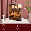 VANITII 9" x 12" Vanity Makeup Mirror with Lights Bluetooth Tabletop Clear - 4 of 4