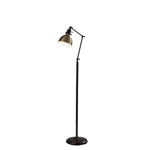 mooi een kopje innovatie Alden Floor Lamp Bronze - Adesso : Target