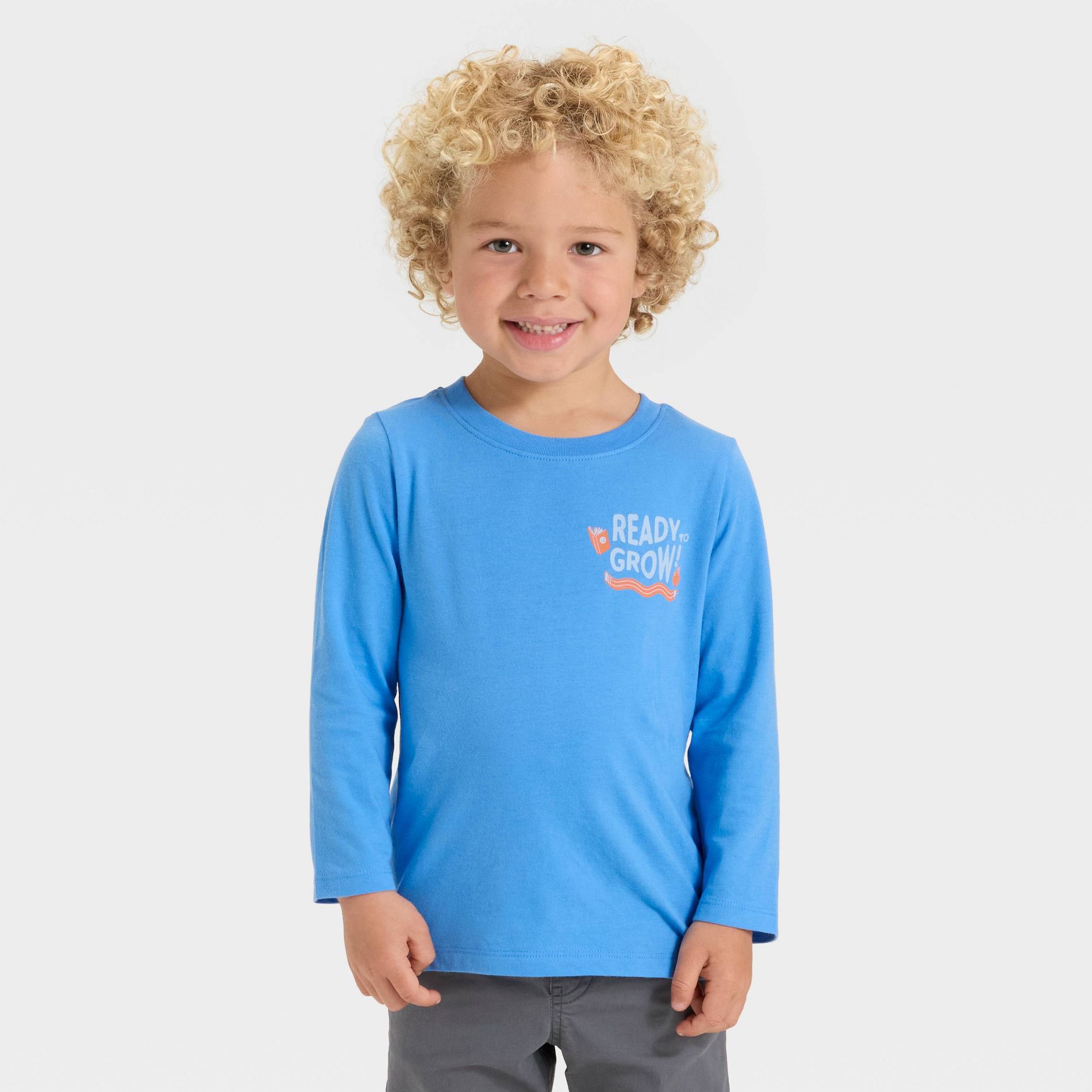 Toddler Boys' Long Sleeve Graphic T-Shirt - Cat & Jack™