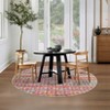 Washable Modern Braided Printed Rug Non Slip Low Pile Rug Soft Solid Throw Floor Cover Foldable Indoor Carpet for Living Room Bedroom Playroom Nursery - 4 of 4