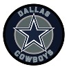 Evergreen Ultra-Thin Edgelight LED Wall Decor, Round, Dallas Cowboys- 23 x 23 Inches Made In USA - 4 of 4