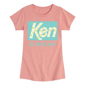 Girls' - Barbie - Ken to the Core Fitted Short Sleeve Graphic T-Shirt - 1 of 4