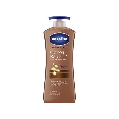 vaseline radiant lotion body cocoa intensive oz care fl target