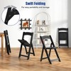 Tangkula Set of 8 Dining Chairs w/ Rubber Wood Legs & Padded Seat for Home Office Events - 3 of 4