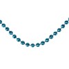 Northlight Shiny Metallic Faceted Beaded Christmas Garland - 15' x .25" - Blue - Unlit - 4 of 4