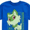 Boys' - Pokémon - Sprigatito Stats Short Sleeve Graphic T-Shirt - 2 of 4