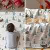 Lomsoe Christmas Flannel Blanket Throw, Blue Snowman Pine Tree Soft Cozy Blankets for Couch Sofa Bed Lounging, Ideal Gifts for Kids Adults - 4 of 4