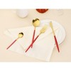 REGALWOVEN Stainless Steel Mirror Polished Durable Rust-Proof Serving Sets 24 Pcs 1 Set - 4 of 4