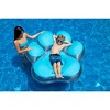 Swimline 61" Inflatable Pawprint 1-Person Swimming Pool Float - Blue - 3 of 3
