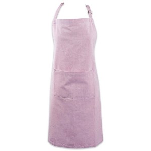 Design Imports  Chambray Chef Apron Rose - 1 of 4