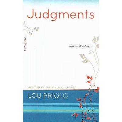 Judgments - (Resources for Biblical Living) by  Lou Priolo (Paperback)