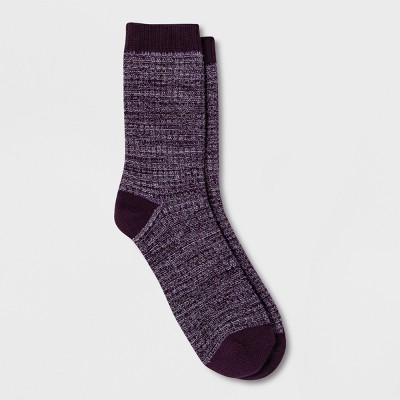 purple boot socks