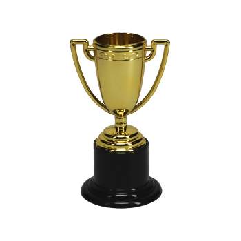12ct Mini Trophy Party Favors Gold/Black - Spritz™