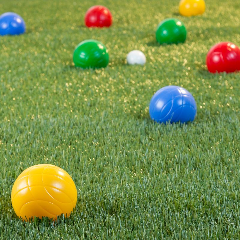 Toy Time Beginner Bocce Ball Set With 8 Colorful Bocce Balls, Pallino and Carrying Case, 3 of 7