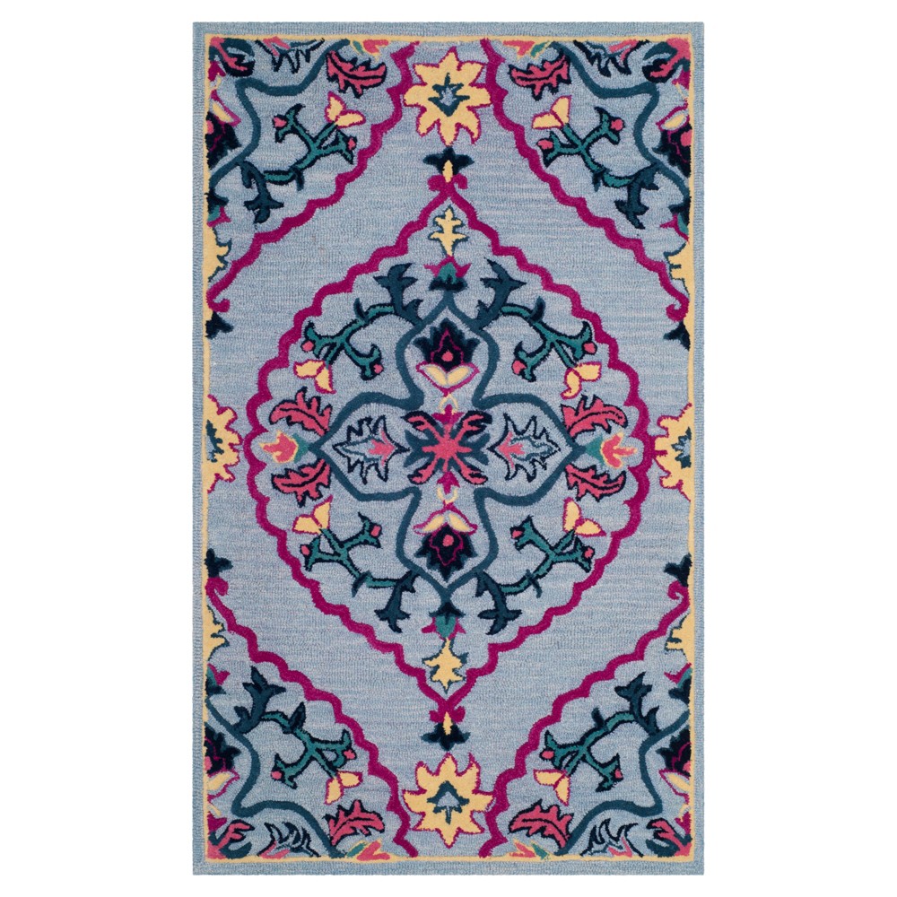 3'x5' Quatrefoil Design Tufted Accent Rug - Safavieh