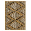 Garvee Modern Geometric Area Rug Soft Non Slip Foldable Accent Rug Washable Low Pile Rug - 3 of 4