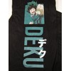 My Hero Academia Deku Punch Men's Black Graphic Sleep Pajama Pants - 2 of 4