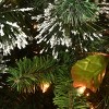 National Tree Company 6.5'/7.5' Pre-Lit Flocked Pine Artificial Christmas Tree Clear Lights - 4 of 4