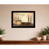 HomeRoots Peace Be with You Black Framed Print Wall Art - 2 of 3