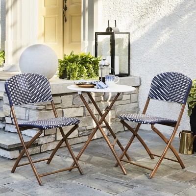 French Caf Wicker Patio Dining Chair Threshold