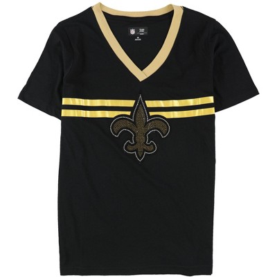 G-III Sports Womens New Orleans Saints Embellished T-Shirt