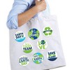 Big Dot of Happiness Happy Earth Day - 3 inch Save the Planet Badge - Pinback Buttons - Set of 8 - 2 of 4