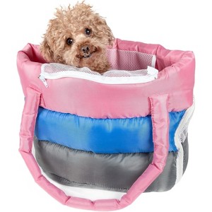 Pet Life Bubble-Poly Tri-Colored insulated Pet Carrier - 1 of 3