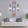 Big Dot of Happiness Fired Up Fire Truck - Hanging Vertical Paper Door Banners - Baby Shower or Birthday Party Wall Decoration Kit - Indoor Door Decor - 2 of 4