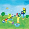 PICASSO-TILES Marble Run Magnetic Tiles for Kids, 62PCS Pete the Cat Theme, Construction Magnet Tiles Race Track Building Blocks STEM Toy - 3 of 4