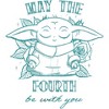 Women's Star Wars The Mandalorian Grogu May the Fourth Be With You T-Shirt - 2 of 4