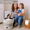 12L Portable Washing Machine, Foldable Mini Washer with with 4 Modes and Spin Basket Deep Cleaning - 2 of 4