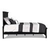 New Classic Furniture, Tamarack Contemporary Solid Wood 5/0 Q Panel Bed in Black - 3 of 4