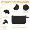 Unique Bargains Canvas Plain Zipper Toiletry Makeup Organizing Bags 8 Pcs - 2 of 4