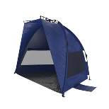 Leisure Sports Pop-up Beach Tent with Carrying Bag - Blue