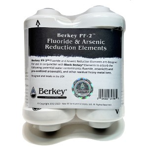 Berkey Optional Reduction Elements PF-2, Set of 2, Use with Black Berkey Elements Filters for Berkey Gravity-Fed Water Filtration Systems - 1 of 3