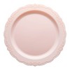 Smarty Had A Party 10" Pink Vintage Plastic Dinner Plates - 120 pcs - 2 of 4