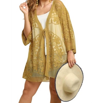 Women's Open Lace Duster - umgee