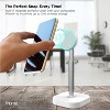 iHome Magnetic MagSafe Charger Stand, Adjustable 10W Wireless Charging Holder for iPhone 12 & Up, Includes 18W Wall Charger - 4 of 4