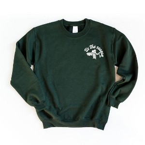 Simply Sage Market Women's Graphic Sweatshirt Tis The Season Holly Berries Mini - 1 of 4