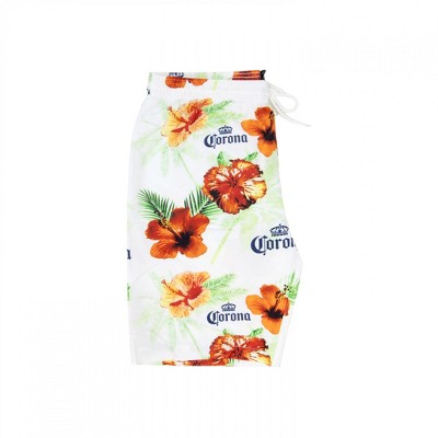 Corona Mens Corona Extra Floral Beach Board Shorts - Small (28-30) — фото 3