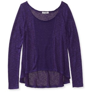 Aeropostale Womens Sheer Knit Sweater - 1 of 1